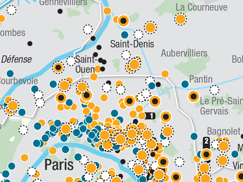 The 620 third places in the Paris Region in 2016
