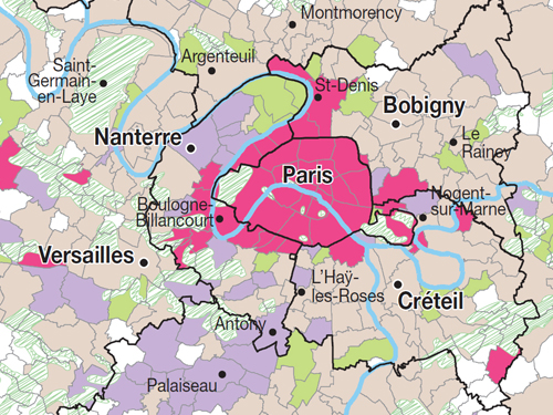 The creative territories in the Paris region